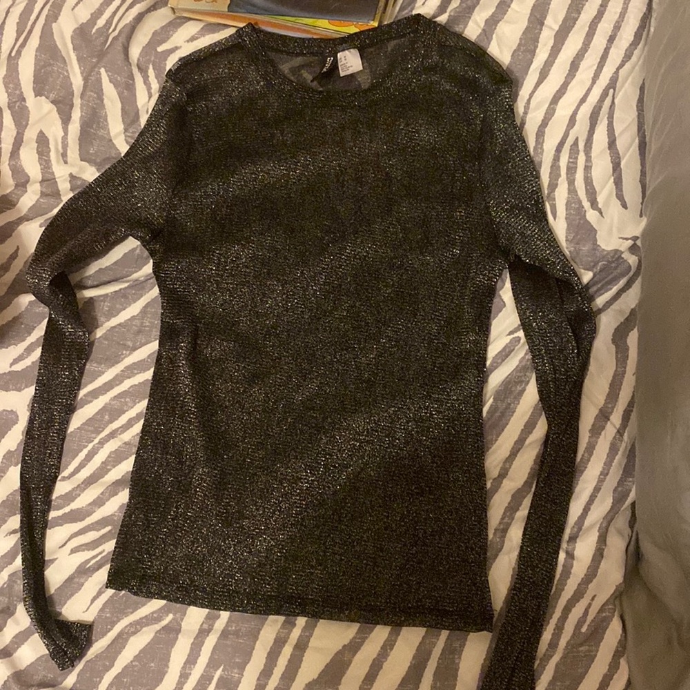 Sheer long sleeve